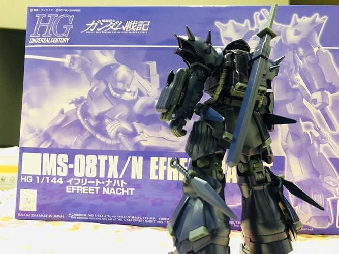 BANDAI HGUC 1/144 イフリート・ナハト プラモデル